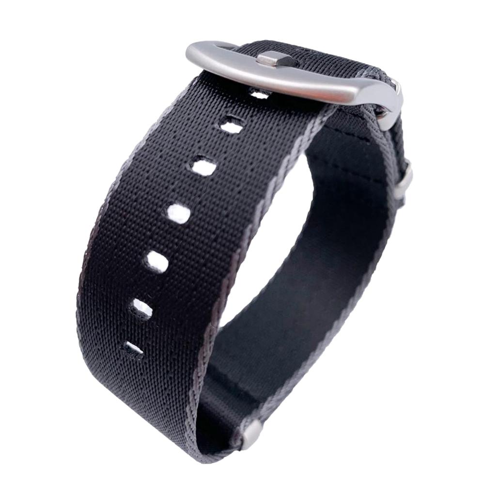 Ремешок для часов 18–24 мм, универсальный нейлоновый мужской и женский холст, прочный браслет на запястье, аксессуары