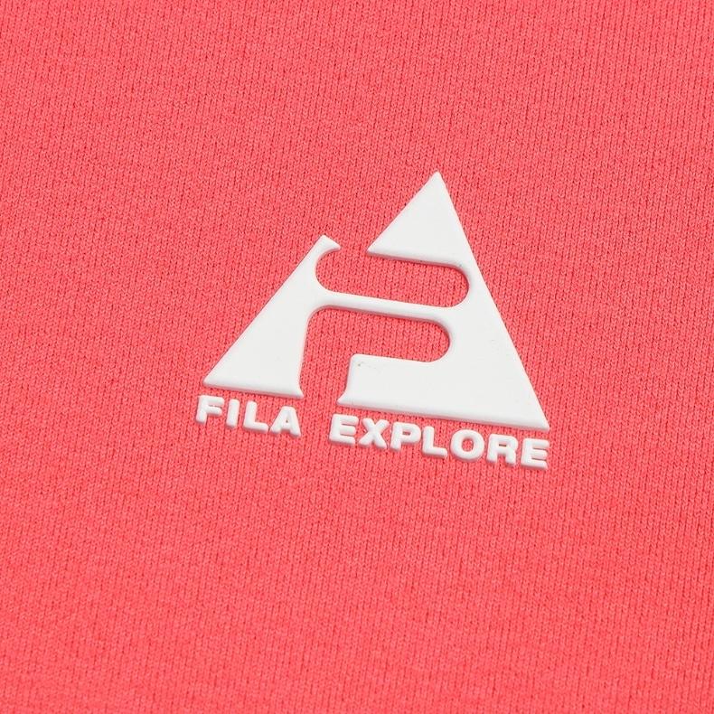 Fila Женская футболка с коротким рукавом Explorer, однотонная, свободного кроя A11W627103F-PK