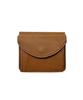 Minerva Box Leather Mini Wallet Compact Wallet Camel [SOT] So-w-0181