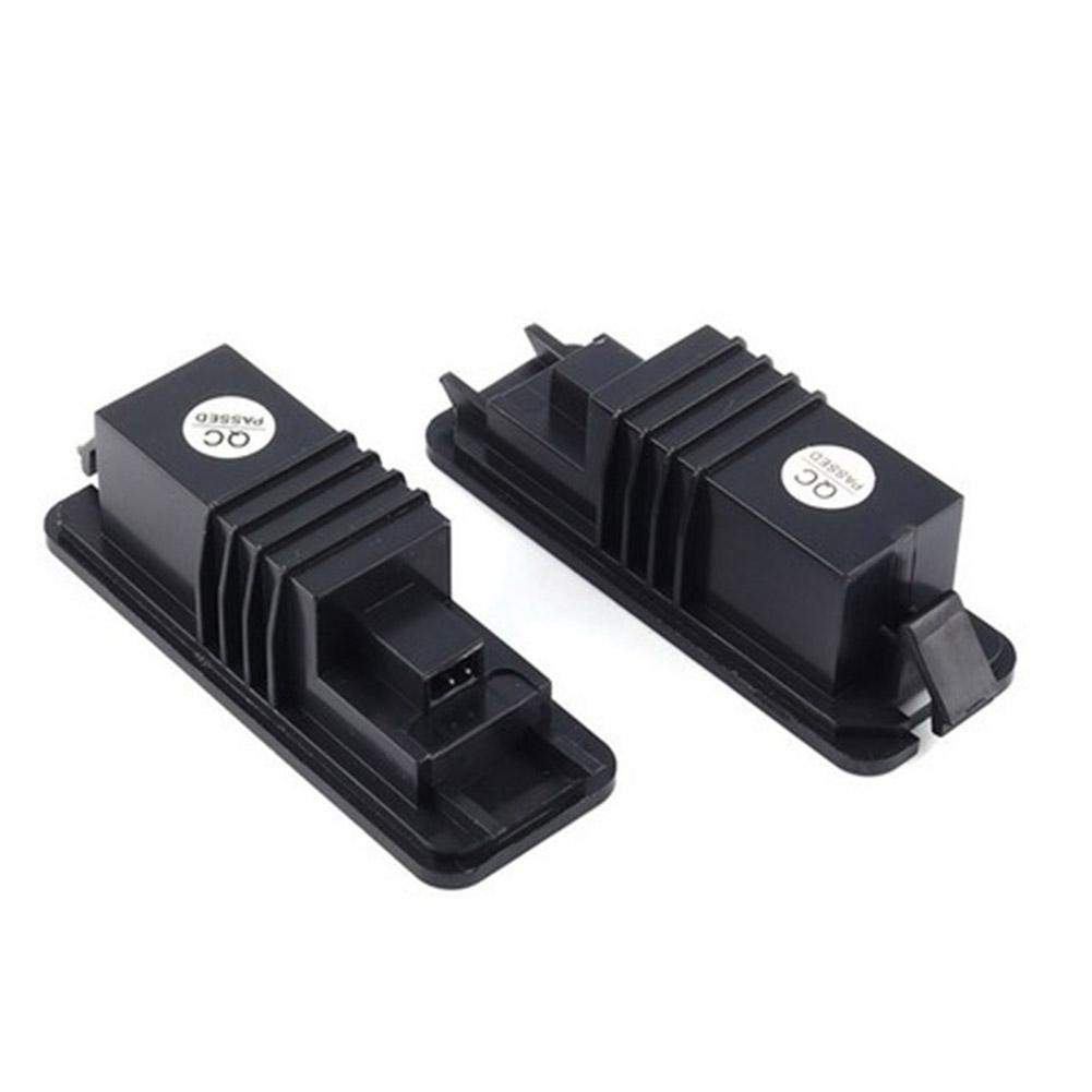 ALLOYSEED 2Pcs12V светодиодные лампы подсветки номерного знака автомобиля внешние аксессуары для VW GOLF 4 5 6 7 Polo 6R