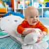 Bright Starts Tummy Time Prop Play Месяцы белого медведя и Лежание на животе Сидя Обучение кончиков пальцев Игра с руками 10841 и [0 вверх]