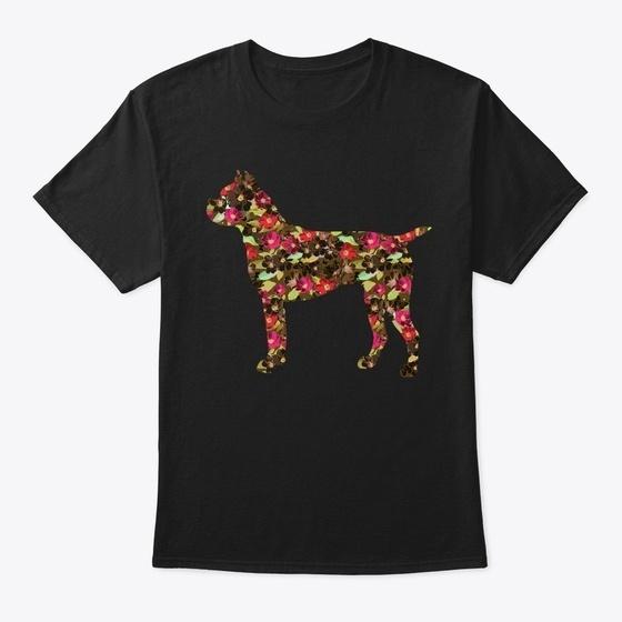 Футболка унисекс Boxer Dog Flowers Standard