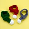 New Pet Christmas Knitted Scarf, Cat and Dog Scarf.