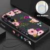 Peony Flower Case For Samsung Galaxy S25 S24 S23 S22 Ultra Plus S24 S21 FE For Magsafe Wireless Charge Magnetic Soft Phone Cover