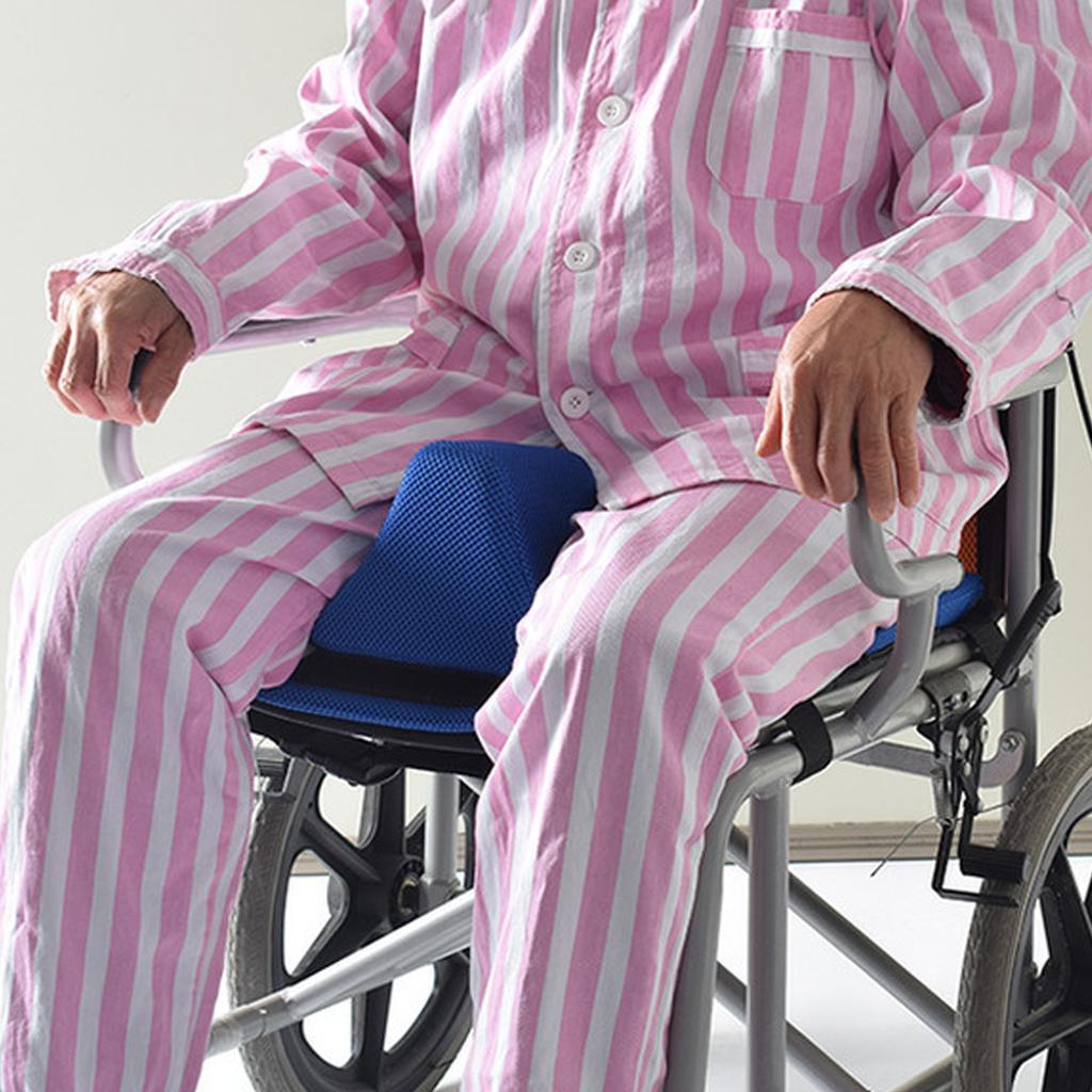 Подушка для инвалидной коляски, дышащая сетчатая губка, защита от пролежней, защита от давления, съемная моющаяся подушка для инвалидной коляски, ограничитель сиденья