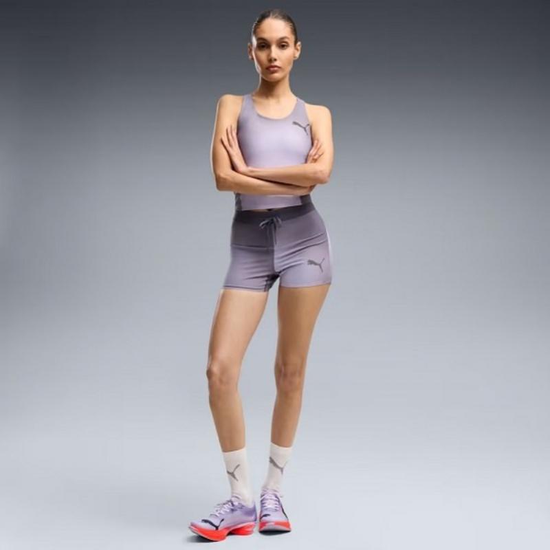 Puma Женские облегающие шорты Lightspeed 3 дюйма с принтом 528991