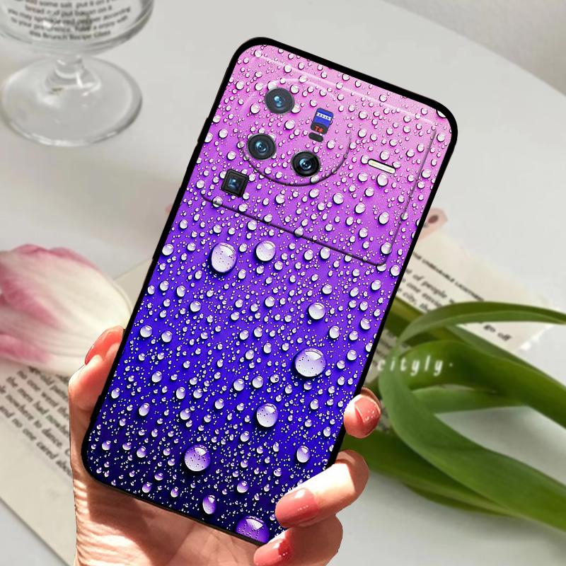 Мягкий силиконовый чехол для vivo X80 Pro 5G Coque X 80 Модный ТПУ чехол для телефона для Vivo X70 Pro Ударопрочный бампер Ракушки Милый мультяшный
