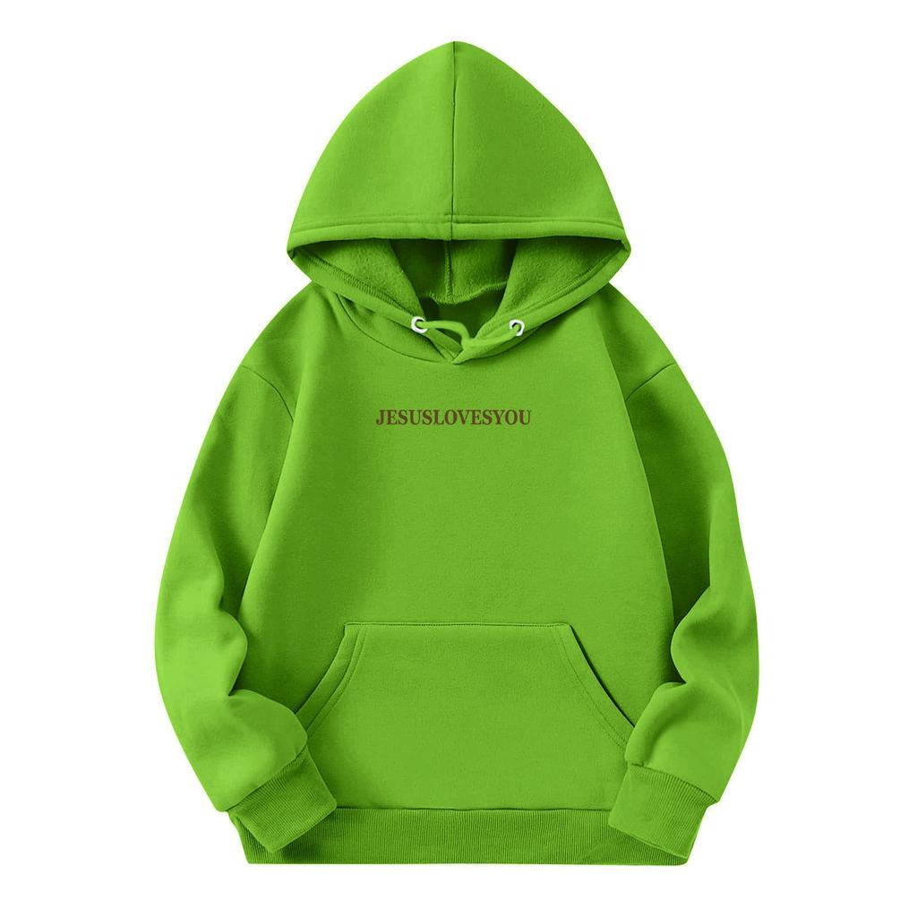 Толстовки для девочек-подростков с графическим принтом и буквами, повседневные толстовки с длинным рукавом и завязками, симпатичная толстовка большого размера