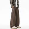 MMOPTOP Men's Japanese Style Loose Fit Curved Workwear Pants