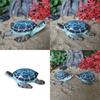 Resin Beach Sea Turtles Miniature Figurine Garden Decoration Fairy Garden Dollhouse Landscape Decoration Ornament