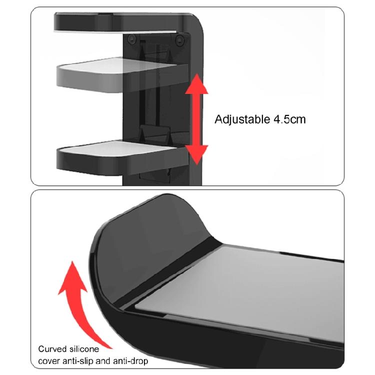Держатель для гарнитуры Подставка для наушников Надежный захват Настольная подставка для наушников с вращением на 360° Организация рабочего стола для геймеров
