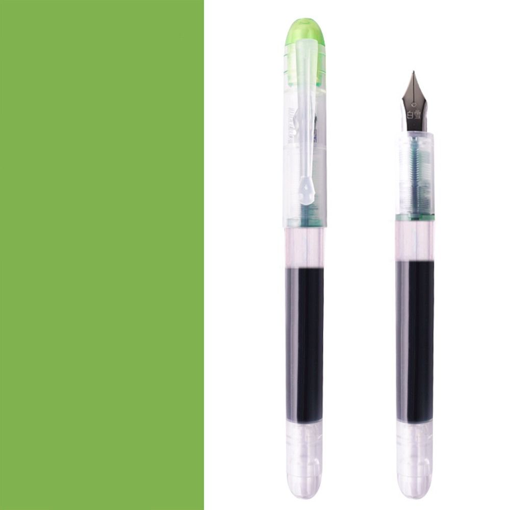 F Nib Writing Ink Pens Large Capacity Straight Liquid Pen Fashion Fountain Pen  School Supplies