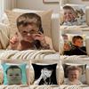 Смешная Наволочка с Хасбуллой Магомедовым Шелковистый Короткий Плюш Двусторонняя Печать Наволочка для Подушки на Диван Все Сезоны Домашний Декор Подарок
