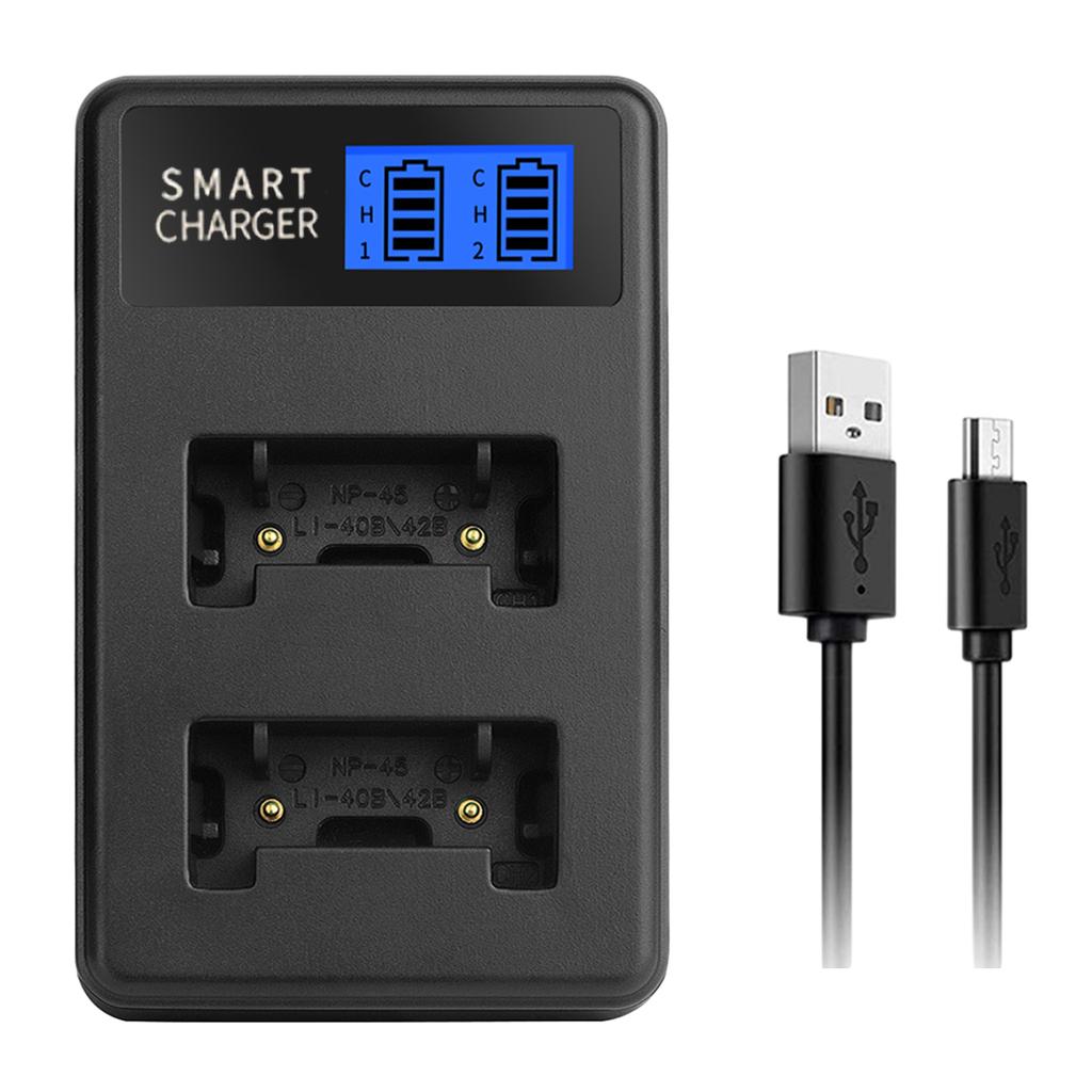 NP45 LCD Charger USB Camera Battery Charger Efficient Charging for Fujifilm FinePix JX250 JX400 J38 J10 J20 Camera