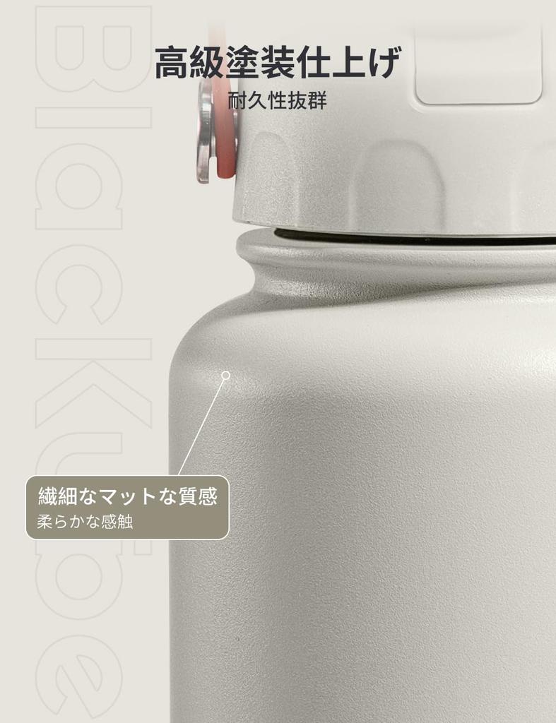 Бутылка для воды Blackube 1 л Вакуумная с двойными стенками Спортивная Большая из нержавеющей стали Идеально подходит для девушек и водителей такси и людей, которые любят путешествия на открытом воздухе