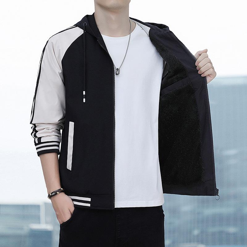 Модная бейсбольная куртка с капюшоном для активного отдыха, мужские и женские осенние топы, одежда для пар, повседневная спортивная модная куртка