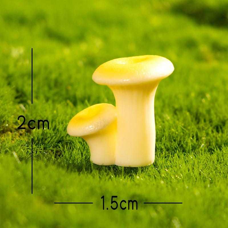 Artistic Resin Mushroom Figures For Fairy Garden Craft Home Decor Gift For Hobbyists