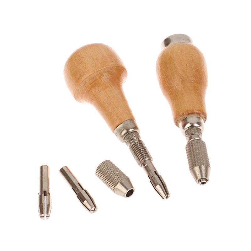 Инструменты для самодельных ювелирных изделий, тиски для ювелирных изделий, деревянная ручка с 2 патронами, набор инструментов для сверления и намотки проволоки