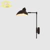 Industrial Simple Rotatable Wall Lamp LED E27 Bedside Bedroom Black Wall Mounted Staircase Homestay Corridor Living Room Study