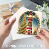 6PCS DIY Diamond Art Greeting Cards Christmas Congratulations Cards & Gifts