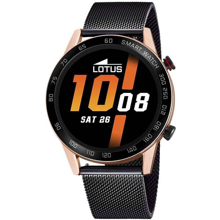 Montre connectée - Lotus - Smartime - Acier - Digital - 2 bracelets inclus