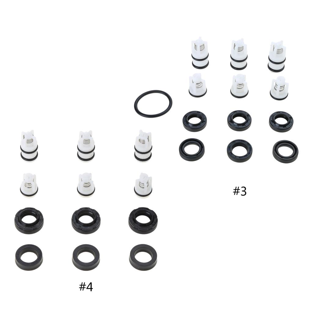 Бытовой насос высокого давления Комплект для ремонта головки мойки Уплотнительное масло Обратные клапаны Машина для чистки Детали водяного насоса Аксессуары