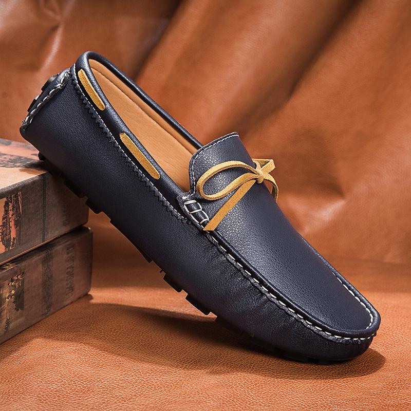 Итальянские кожаные мужские мокасины, дизайнерские туфли для вождения, мужские мягкие мокасины, большой размер 36-48, итальянская обувь, мокасины, повседневные туфли на плоской подошве