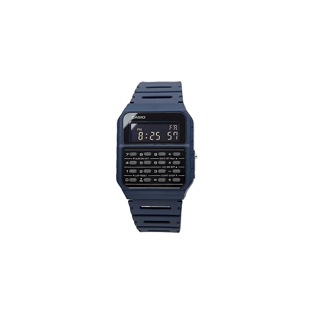 Casio Стандартные часы-калькулятор CA-53WF-2B Цифровой дисплей Водонепроницаемые Мужские наручные часы