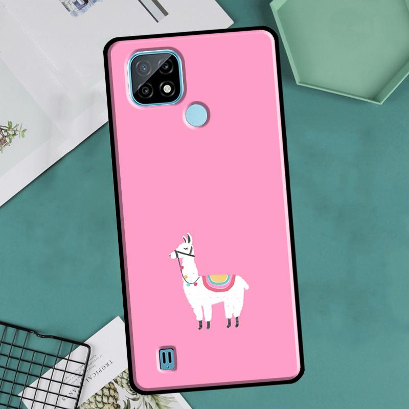 Лама Лама Альпаки Для OnePlus 10 Pro 9 Pro 8T 9R Nord2 Чехол Для Realme 9 8 Pro 8i 9i C35 GT Neo 2 3 Master