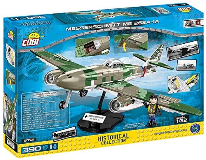 Историческая коллекция Cobi Messerschmitt Me262A1A Немецкий масштаб #5721 (Армия Второй Мировой Войны) 1/32 [Военный блок-COBI]