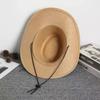 Wide Brim Western Cowboy Hat Ethnic Style Visor Caps Punk Knight Hat  Outdoor