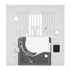 Straight Stitch Needle Plate Replacement Steel Throat Plate with Transparent Cover for Passport 2.0