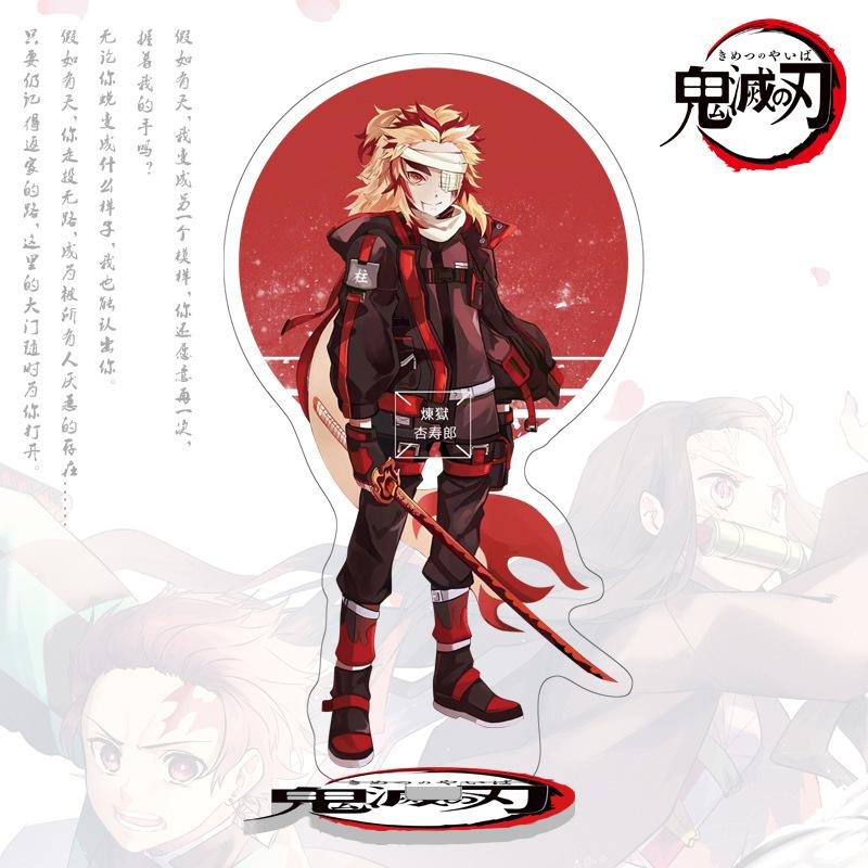 Высококачественный Аниме Клинок Рассекающий Демонов Kimetsu no Yaiba 1 40 Большой Акриловый Стенд Фигурка Статуэтка Kamado Tanjiro Nezuko Сувениры