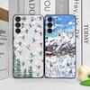 Масляная живопись Снежный пейзаж Лыжный узор Чехол для телефона для OPPO Realme 14 Pro Plus 13+ 12 Lite 11 10 9 X7 PRO Ultra 5G Мягкая крышка