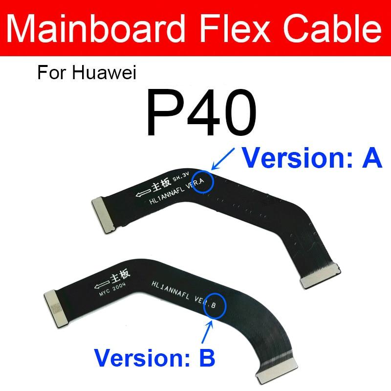 Гибкий кабель материнской платы для Huawei P30 HL1 HL2 P30 Lite P40 Pro Plus P40 Lite E 5G, гибкая лента для подключения материнской платы, детали