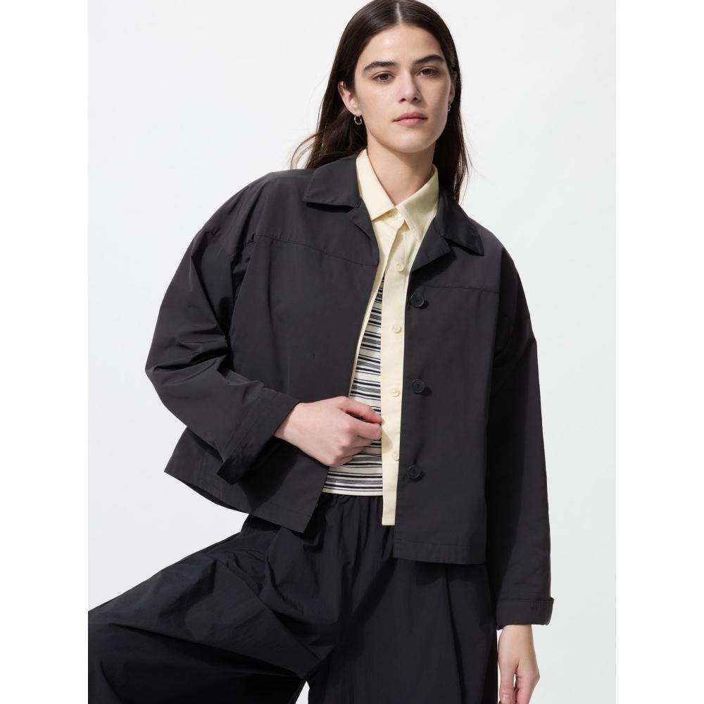 Uniqlo Японская короткая куртка с открытым воротником