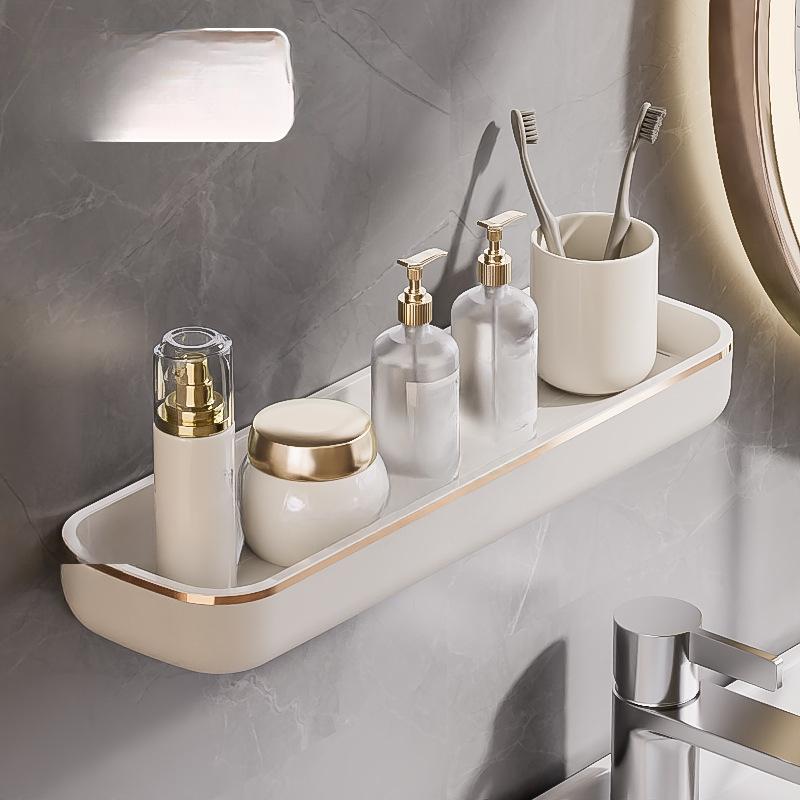 Полка для хранения в ванной комнате, вешалка для полотенец без перфорации, настенная полка для хранения в ванной комнате, полка для хранения в ванной комнате