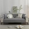 Pure Cotton Universal for All Seasons Sofa Cover Anti-slip Backside Cushion  Living Room Solid Color Stitch Fabric Art Couch Mat