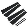 CHICIRIS Side Door Window Cover Trim, Post Pillar Trim (6 Pieces) for Dodge Charger 2011-20