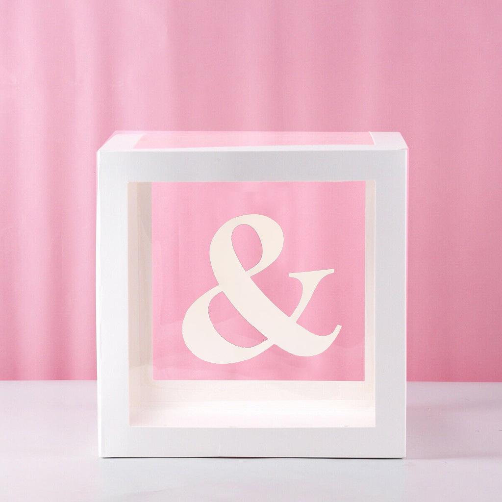 Коробки с воздушными шарами для первого дня рождения, украшения для вечеринки, блоки из воздушных шаров на первый день рождения, декор с одной буквой, декор для детского душа для мальчиков и девочек