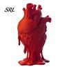 Realistic Blood Vessel Heart Model 3D Printed Human Model, Anatomical Figurine, Decorative Sculpture Creepy Statue with Dripping Design for
