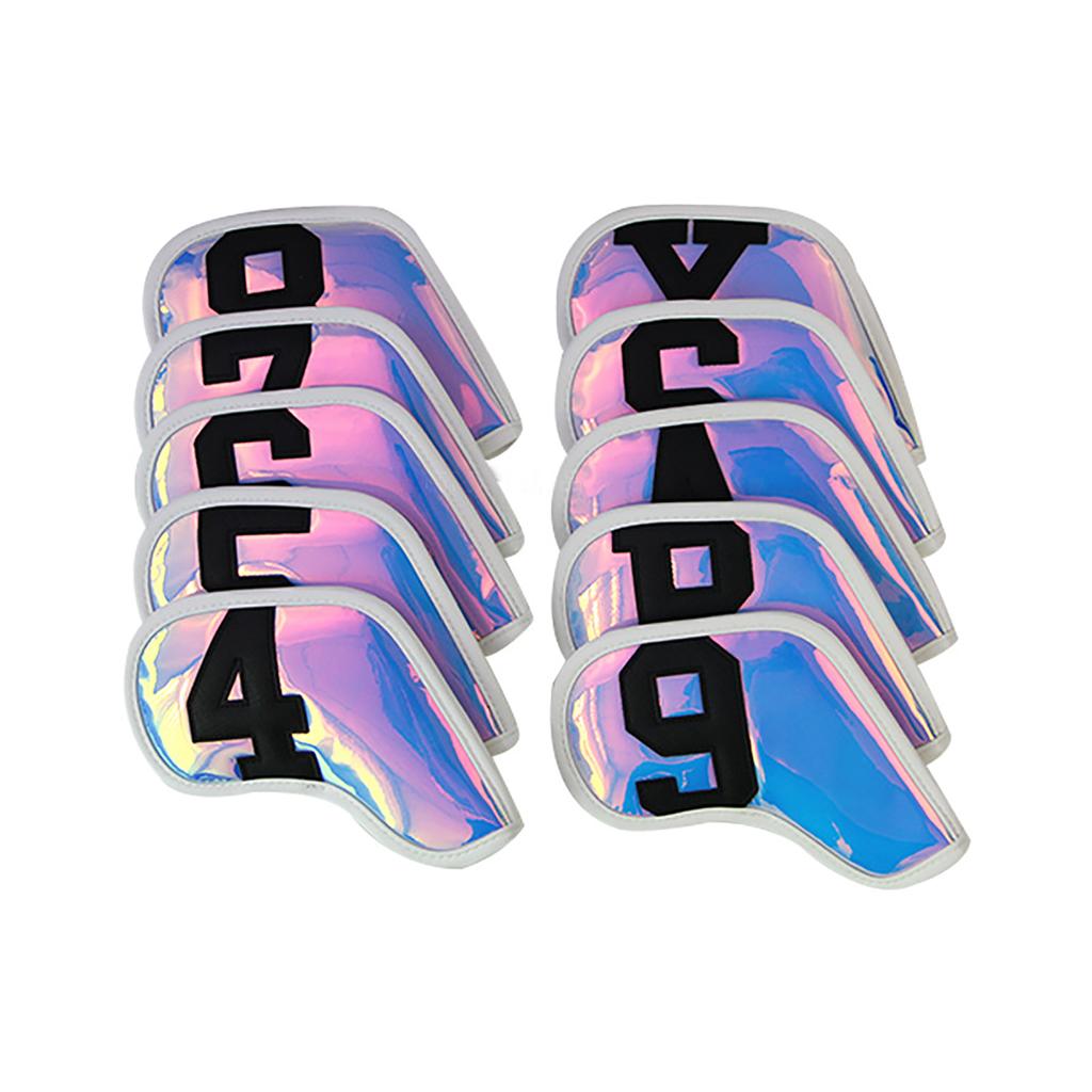 Golf Club Head Cover Waterproof Dustproof Number Design Golf Iron Cover Protection Sleeve Golf Accessories
