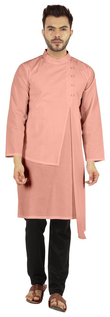 Atasi Индийский дизайнерский Курта для мужской вечерней одежды Однотонный цвет Этнический Длинный