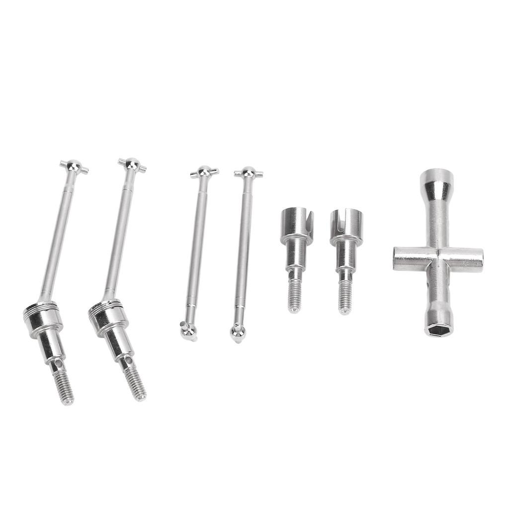 RC Car Drive Shaft Set 6312 Brushless Metal Front Rear Wheel Drive Axle Replacement for SCY 16101Pro 16210Pro