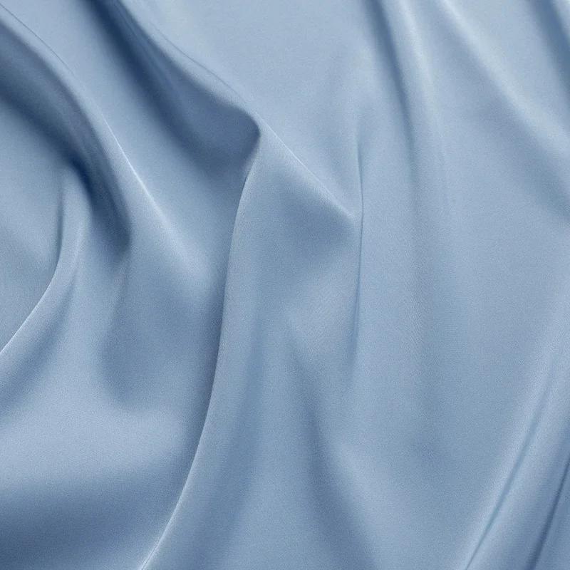 100x125 см Ice Sensitive Тонкая эластичная матовая атласная ткань Атласное платье Камзол Рубашка Пижама Ципао Ткань для дизайна одежды