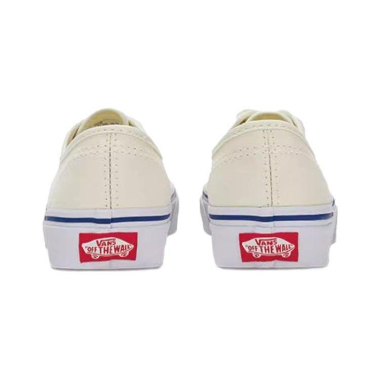Vans Оригинальная парусиновая удобная прочная низкая детская обувь для скейтборда детские кроссовки белые VN000WWXC32