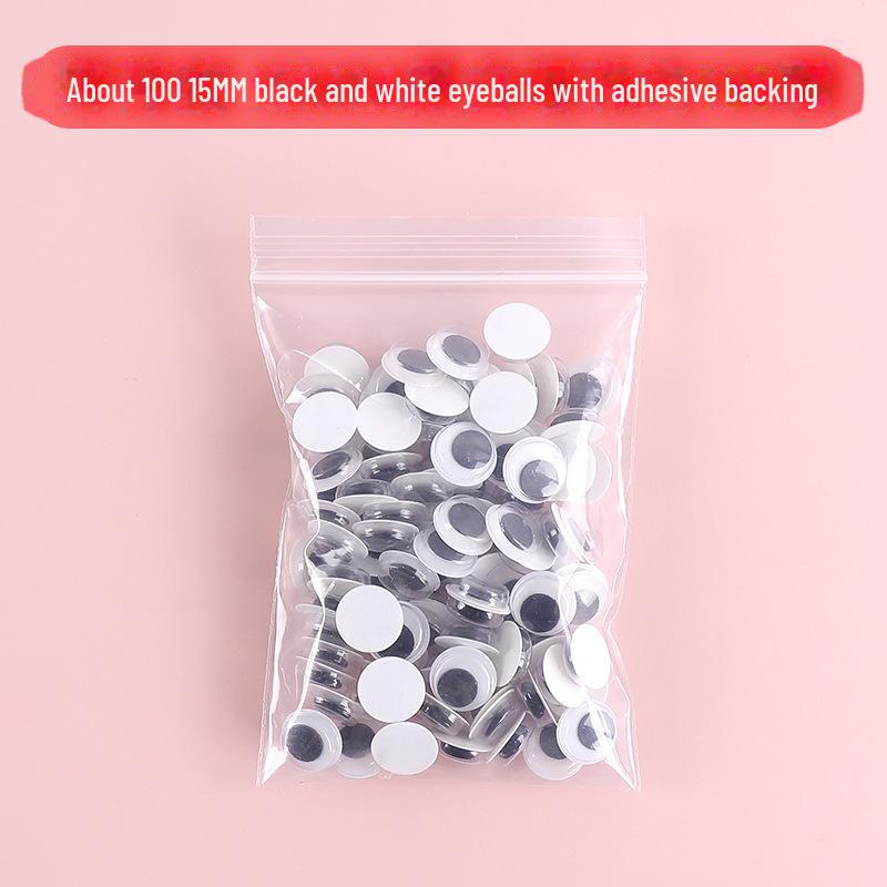 Красочные самоклеящиеся подвижные глаза с ресницами для поделок своими руками