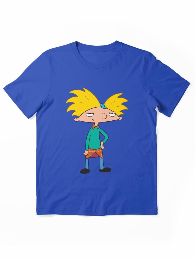 Hey Arnold! Hey Arnold! Iconic Cool Arnold Pose Big Chest Portrait Essential Unisex T-Shirt