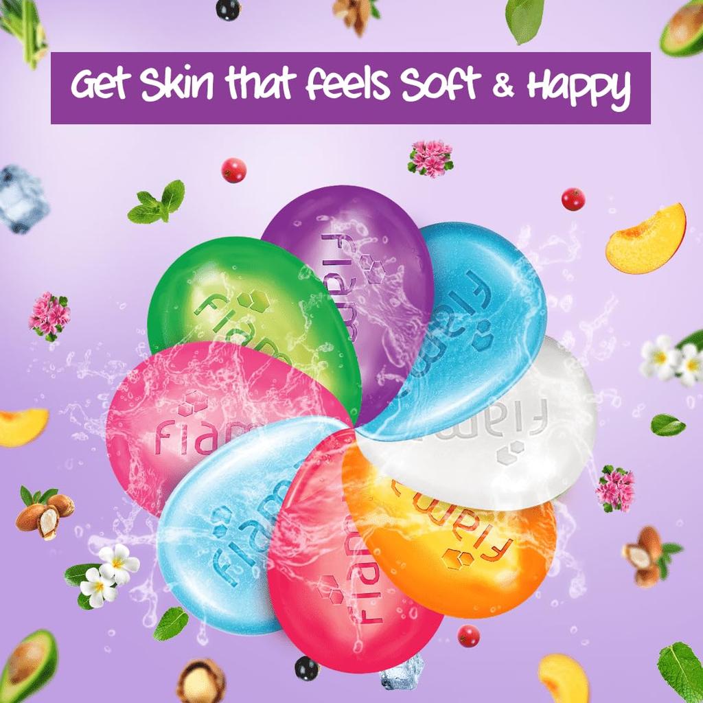 Гелевое мыло Fiama Mega Celebration Pack, С 8 уникальными гелевыми брусками, 1000 г (125 г - Упаковка из 8 шт.), Мыло для женщин и мужчин, Для всех типов кожи