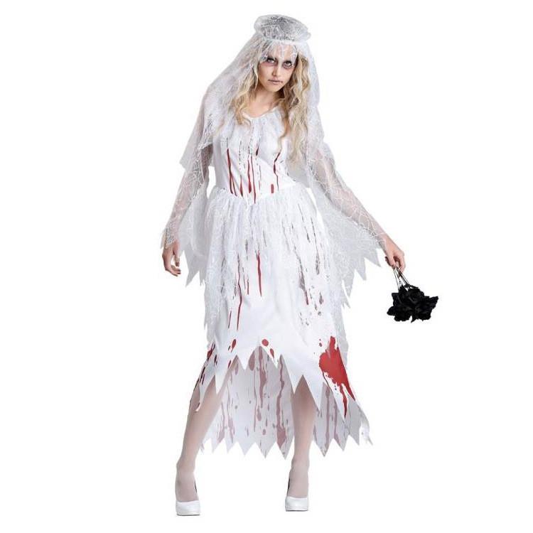 Spooky Zombie Bride Vampire Costume For Halloween Parties And Stage Performances Perfect For All